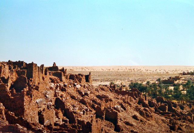 Ancient alley in Ouadane, Mauritania